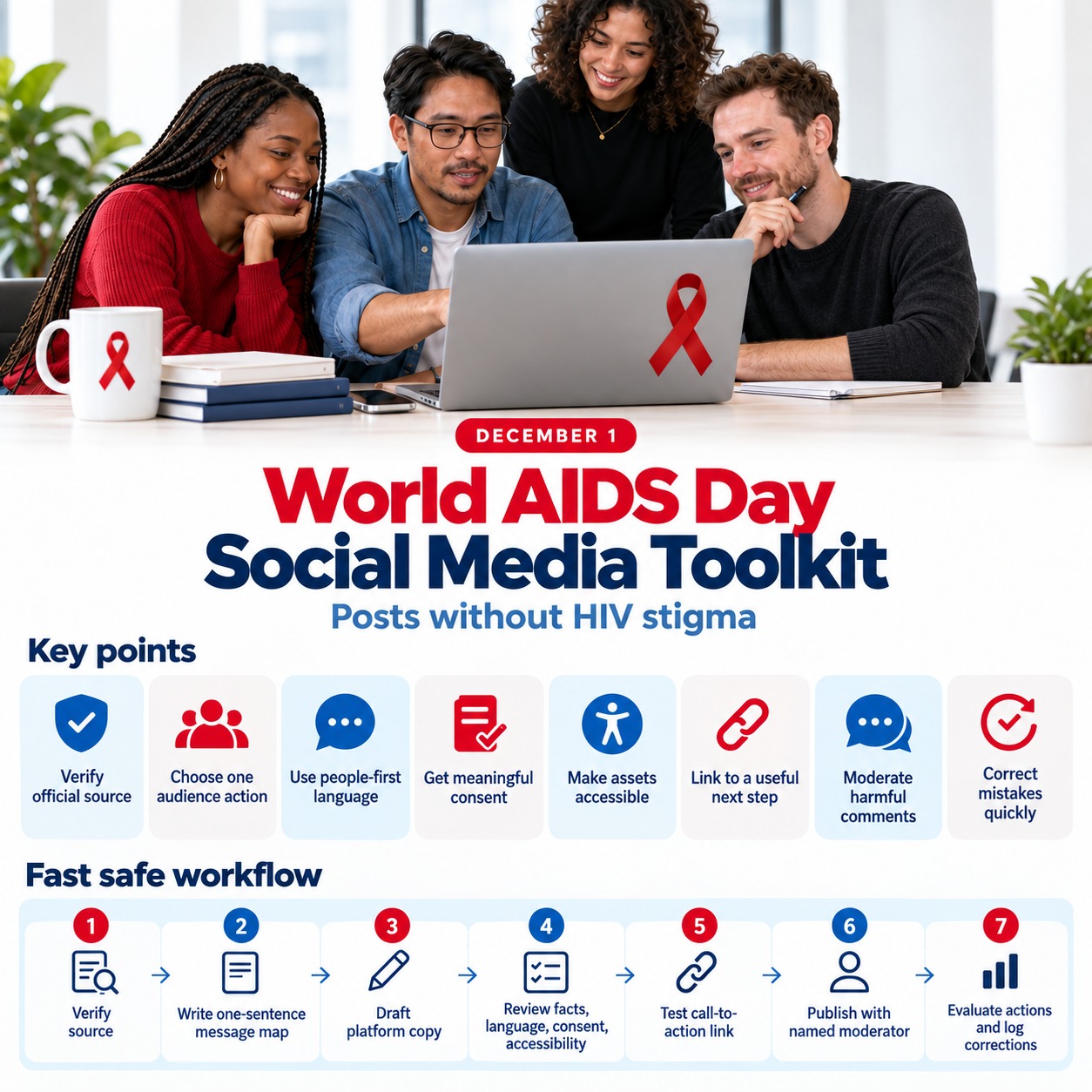 World AIDS Day social media toolkit: posts without HIV stigma